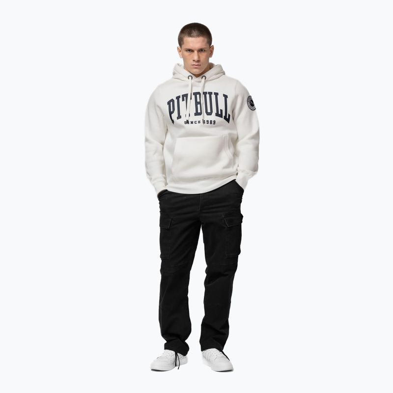 Pánska mikina Pitbull Norton Hooded off white 2
