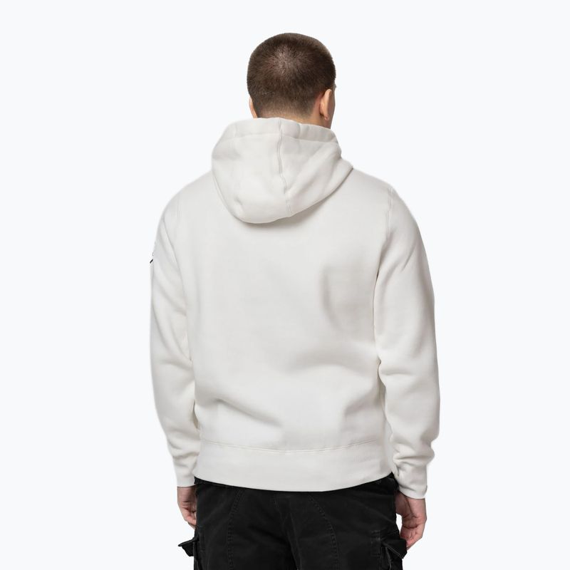 Pánska mikina Pitbull Norton Hooded off white 3