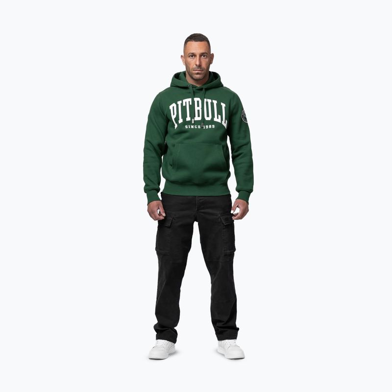 Pánska mikina Pitbull Norton Hooded hunter green 2