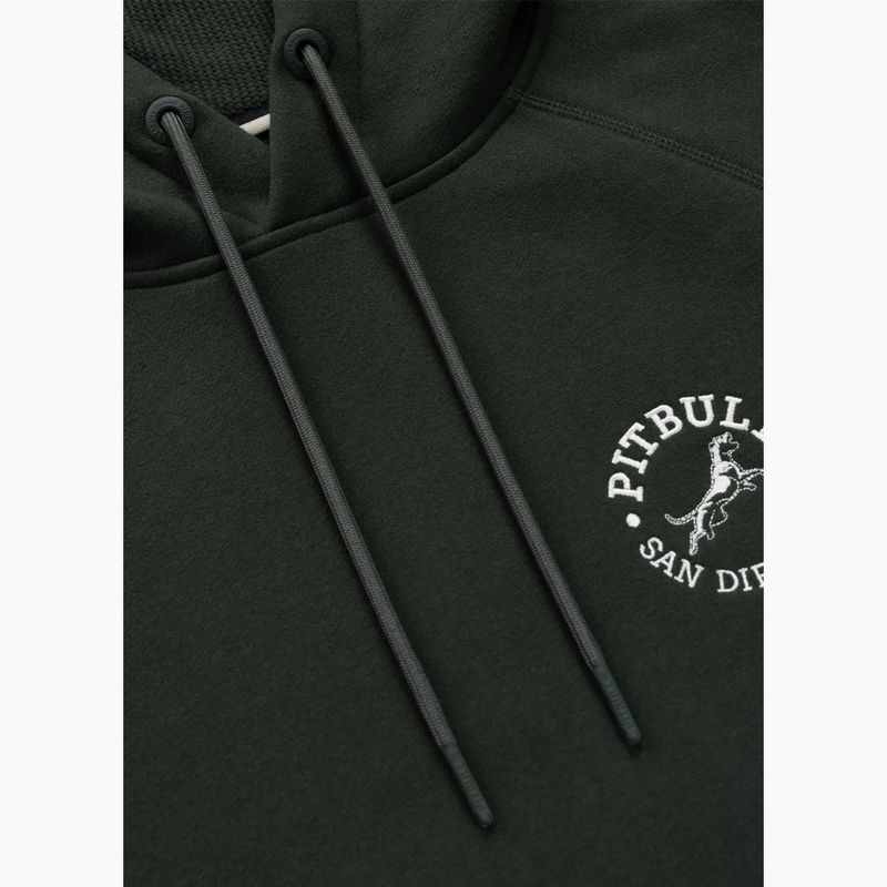Pánska mikina Pitbull San Diego Ca Hooded dark green 6