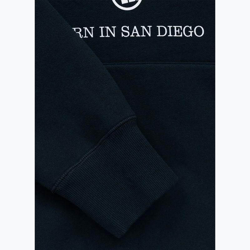 Pánska mikina Pitbull So Cal Hooded dark navy/red 8