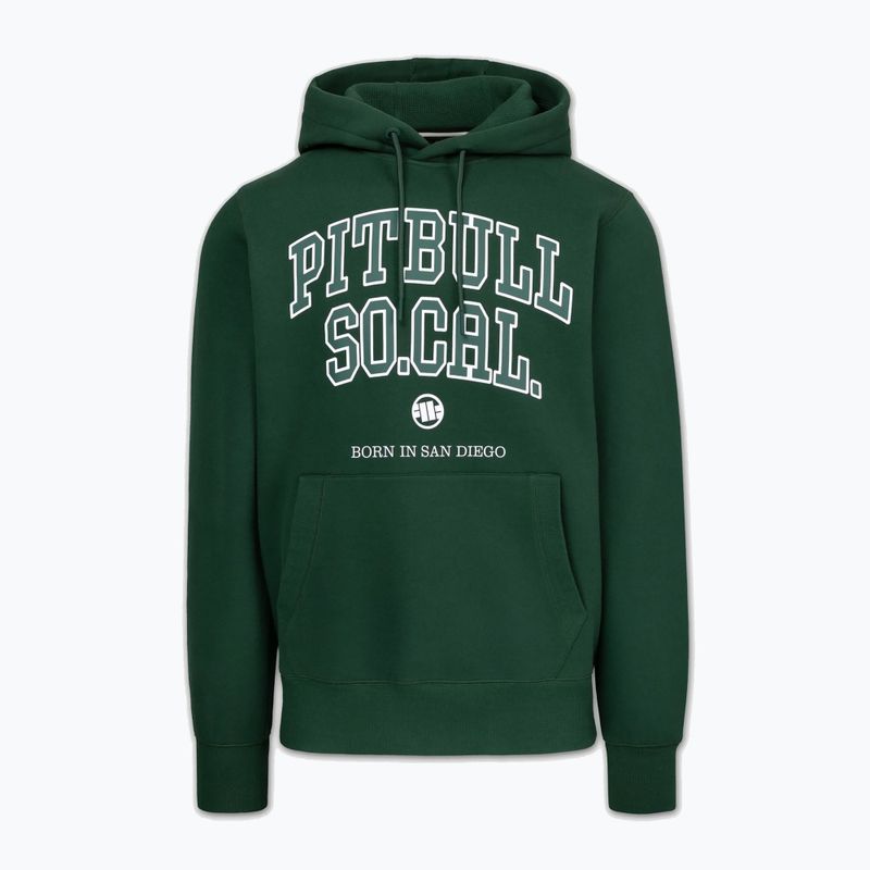 Pánska mikina Pitbull So Cal Hooded hunter green 4