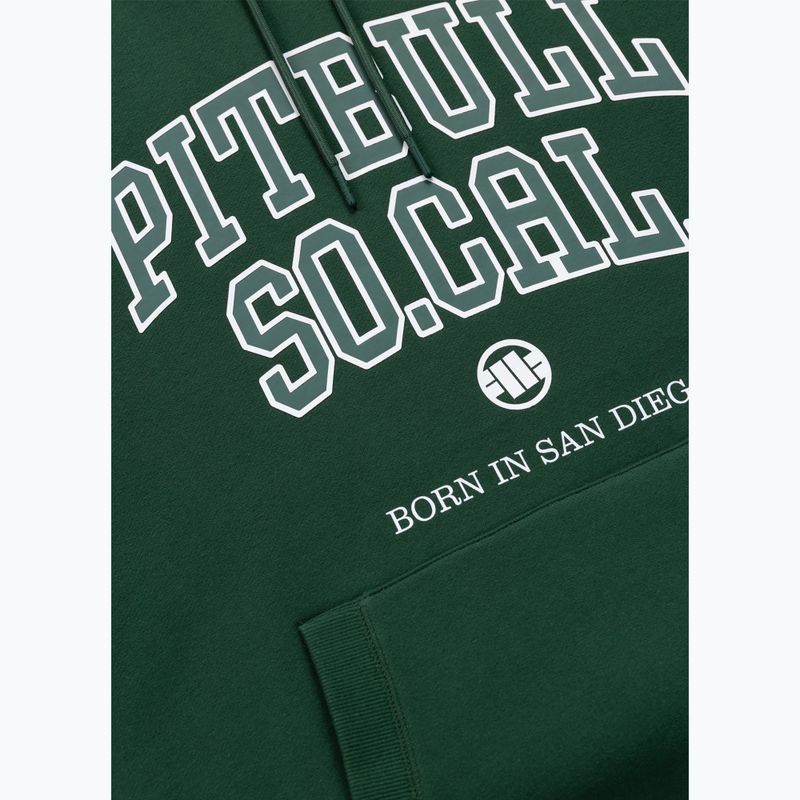 Pánska mikina Pitbull So Cal Hooded hunter green 7