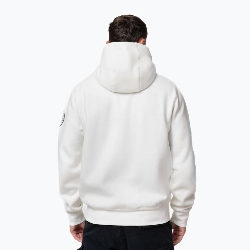 Pánska mikina Pitbull Norton Hooded Zip off white 3