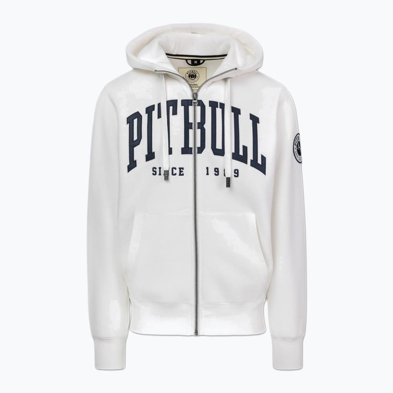 Pánska mikina Pitbull Norton Hooded Zip off white 7