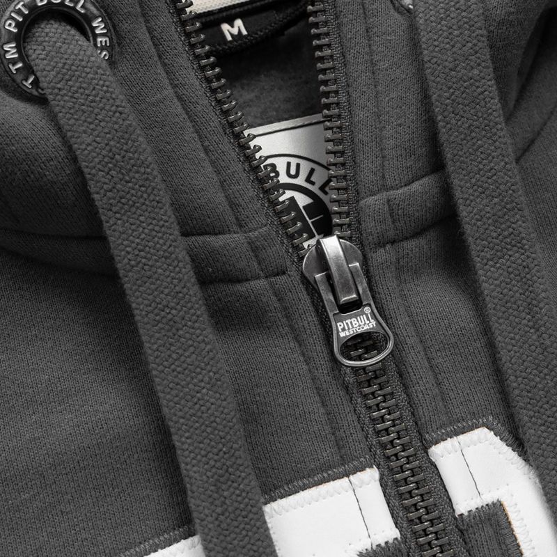 Pánska mikina Pitbull Norton Hooded Zip graphite 8