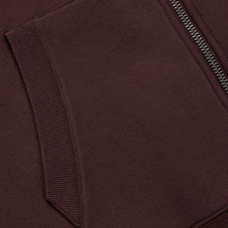 Pánska mikina Pitbull Norton Hooded Zip dark burgundy 11