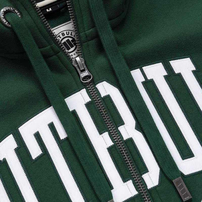 Pánska mikina Pitbull Norton Hooded Zip hunter green 8
