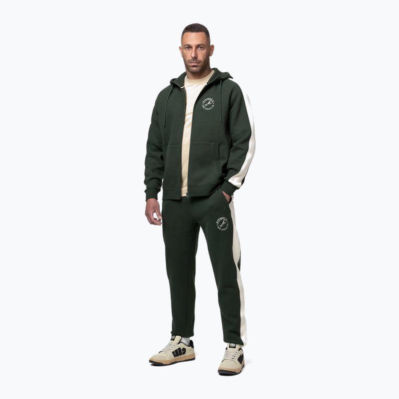 Pánska mikina Pitbull San Diego Ca Hooded Zip dark green 2