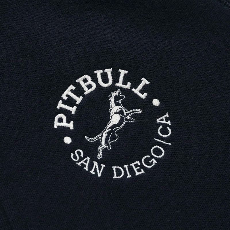 Pánska mikina Pitbull San Diego Ca Hooded Zip dark navy/red 11