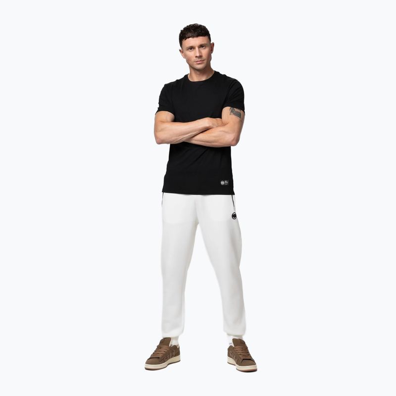 Pánske nohavice Pitbull Hilltop Track Hatton off white 2
