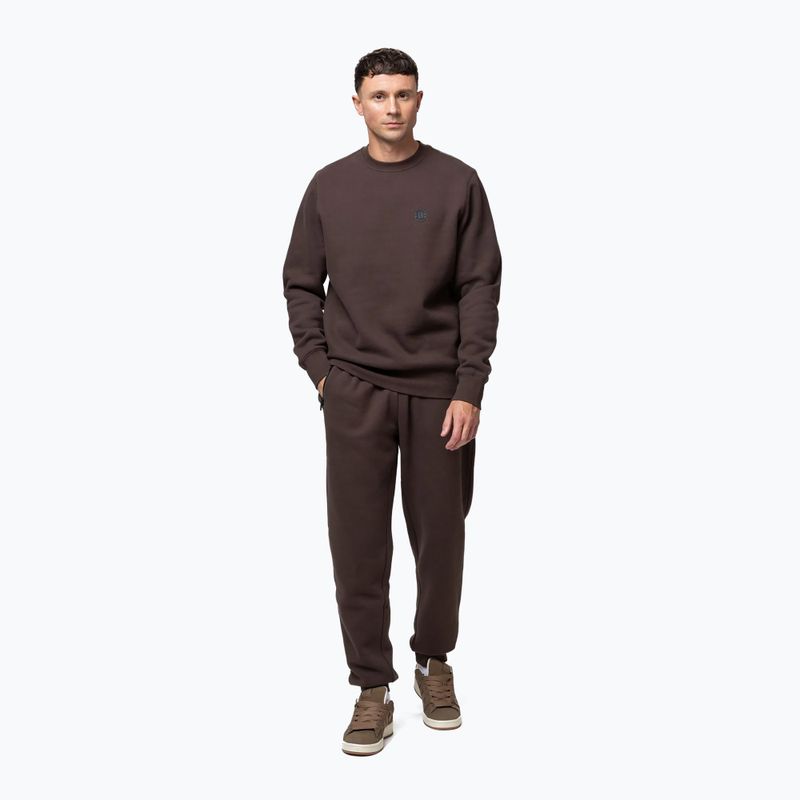 Pánske nohavice Pitbull Hilltop Track Hatton dark chocolate 2