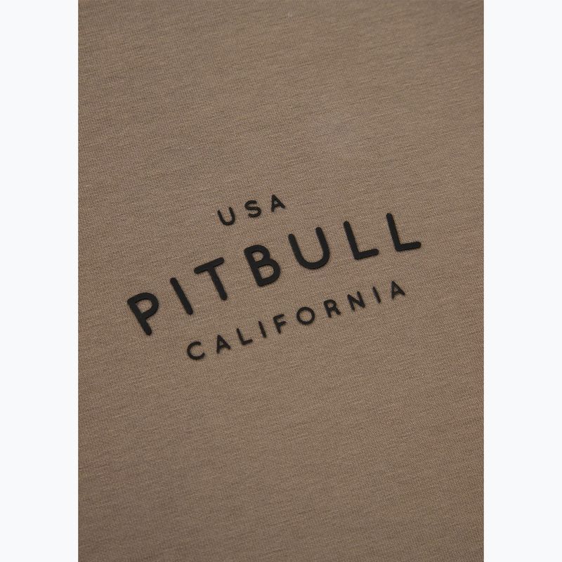 Pánska mikina Pitbull Sampson Crewneck Sweatshirt pale sand 8