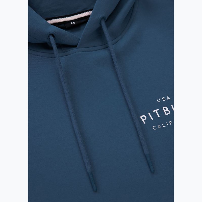 Pánska mikina Pitbull Sampson Hooded Sweatshirt petrol blue 7