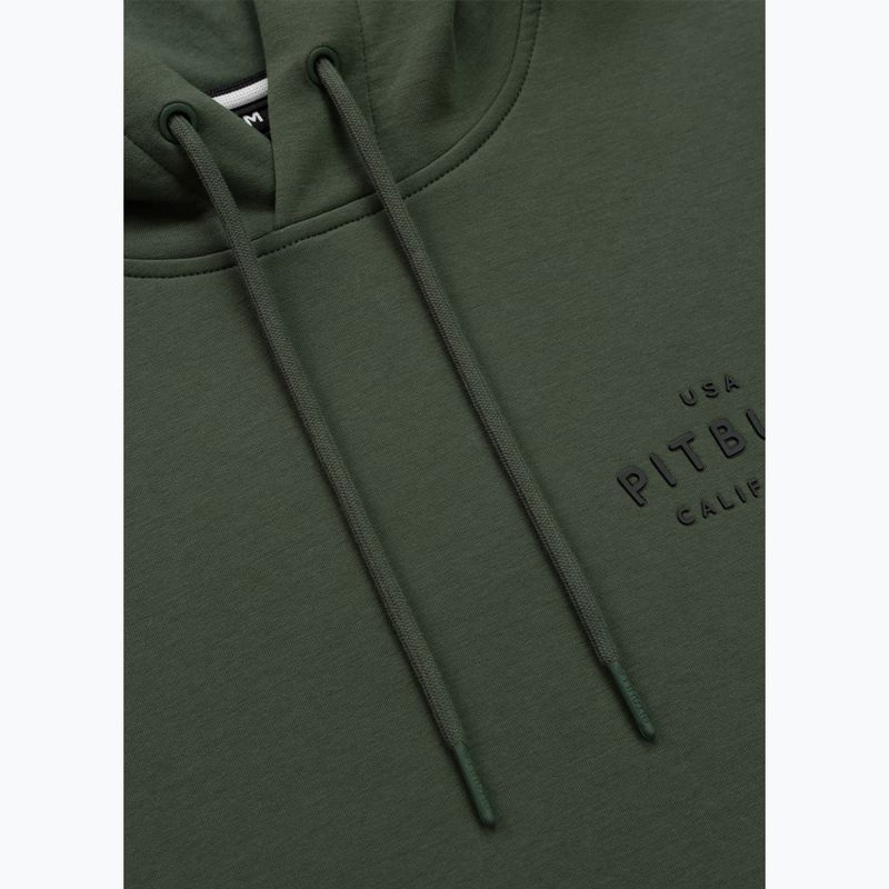 Pánska mikina Pitbull Sampson Hooded Sweatshirt old green 6