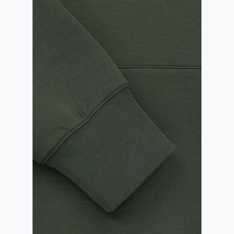 Pánska mikina Pitbull Sampson Hooded Sweatshirt old green 9