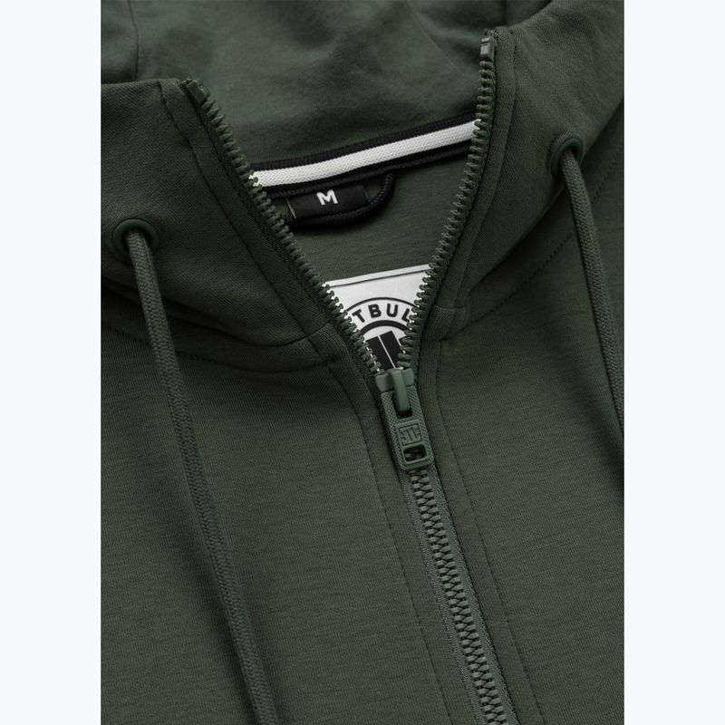 Pánska mikina Pitbull Sampson Hooded Zip Sweatshirt old green 8