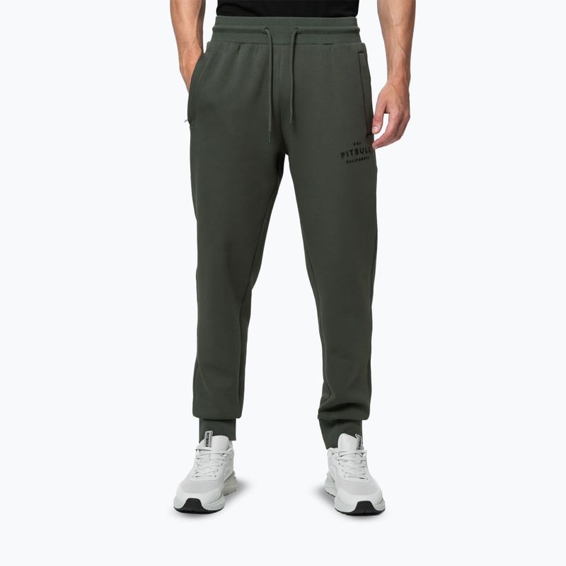 Pánske nohavice Pitbull Sampson Track Pants old green