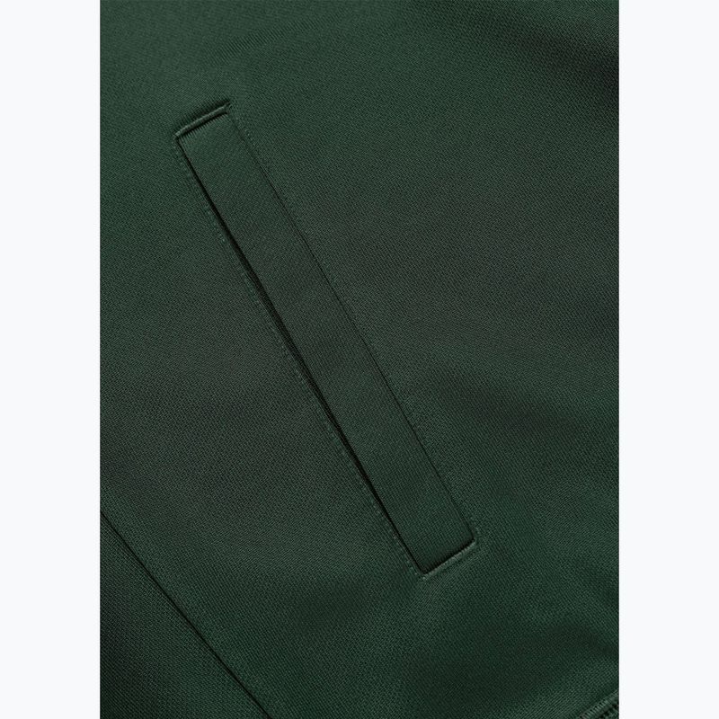 Pánska mikina Pitbull Trackjacket Tape Logo Terry Group bottle green 10