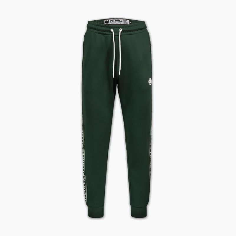 Pánske nohavice Pitbull Trackpants Tape Logo Terry Group bottle green 6