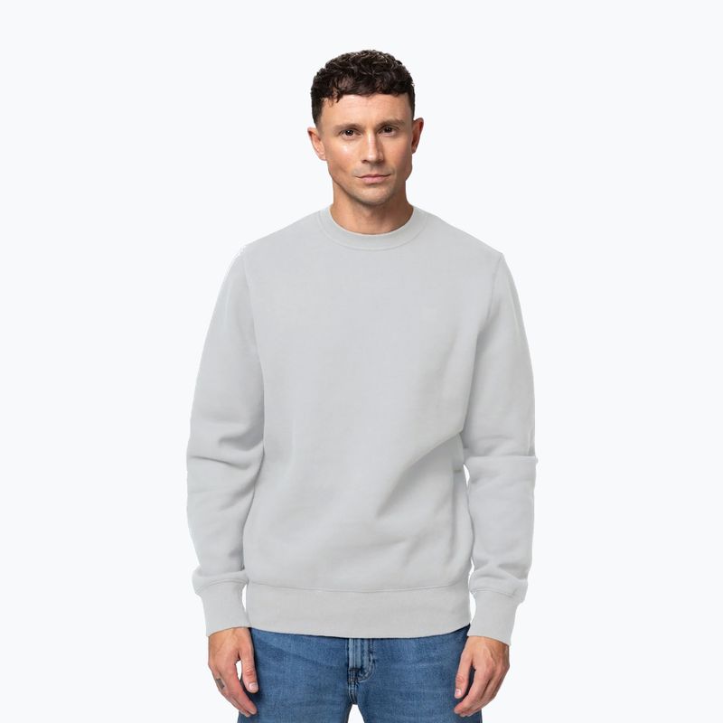 Pánska mikina Pitbull Hackett Crewneck white stone