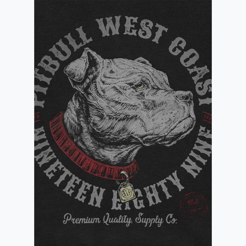 Pánska mikina Pitbull Strenght & Respect Crewneck washed dark graphite 8