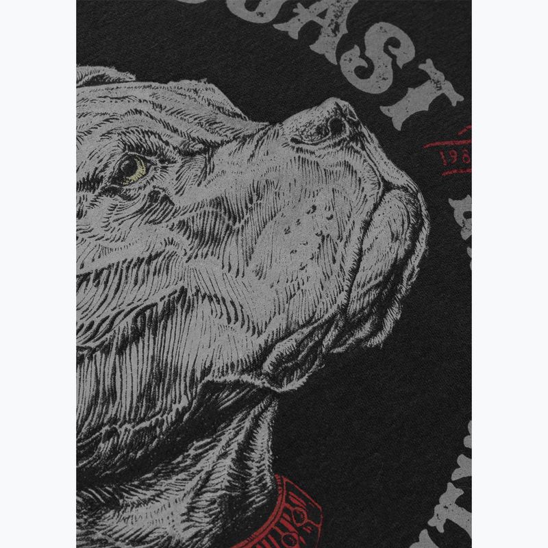 Pánska mikina Pitbull Strenght & Respect Crewneck washed dark graphite 9