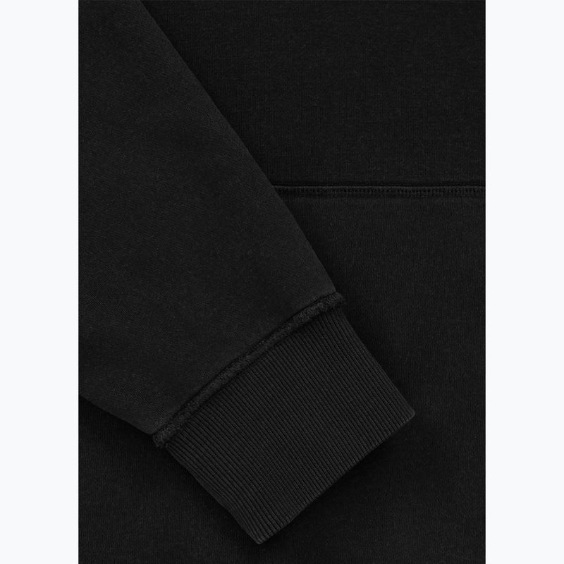 Pánska mikina Pitbull Orlando Hooded washed dark graphite 6