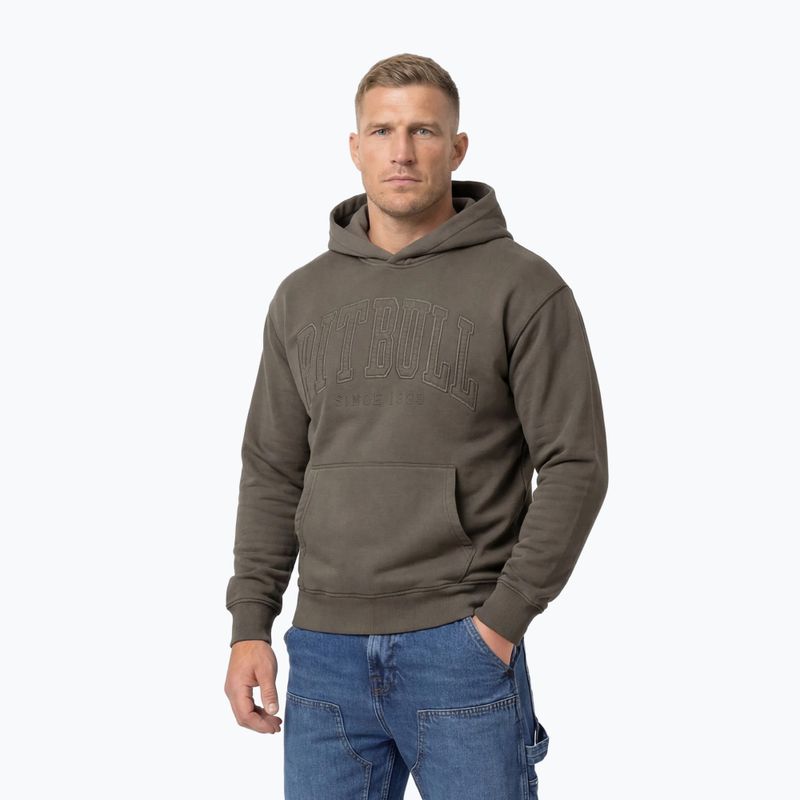 Pánska mikina Pitbull Orlando Hooded major olive