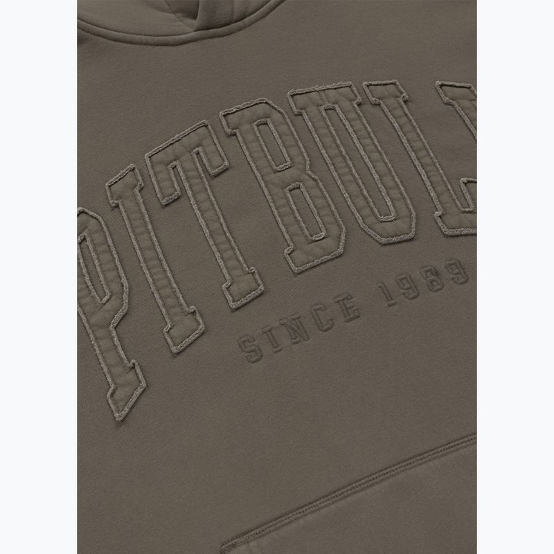 Pánska mikina Pitbull Orlando Hooded major olive 3