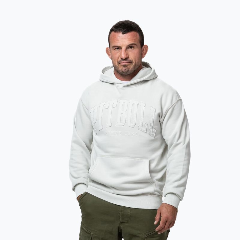 Pánska mikina Pitbull Orlando Hooded white stone