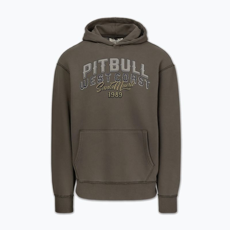 Pánska mikina Pitbull Santa Muerte Hooded major olive 5