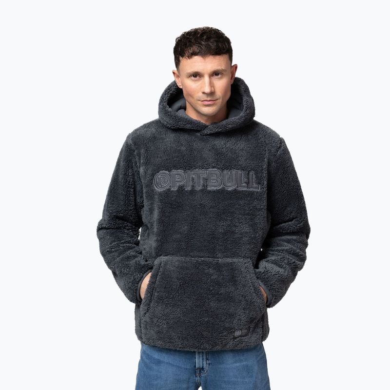 Pánska mikina Pitbull Aragon Hooded graphite