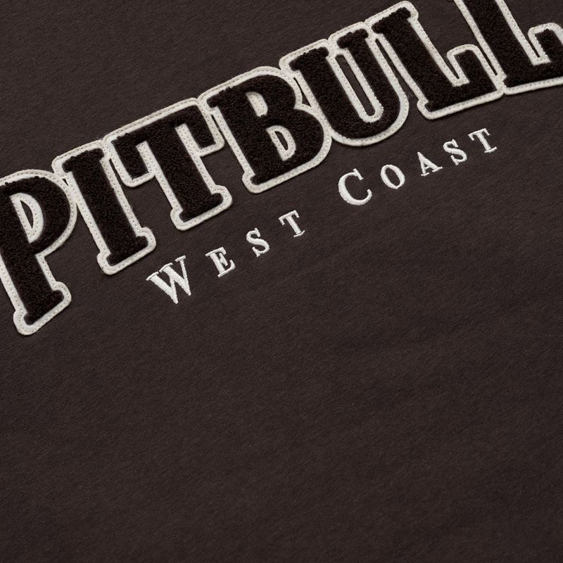 Pánska mikina Pitbull Ruffin Detroit Hooded Zip dark chocolate 9