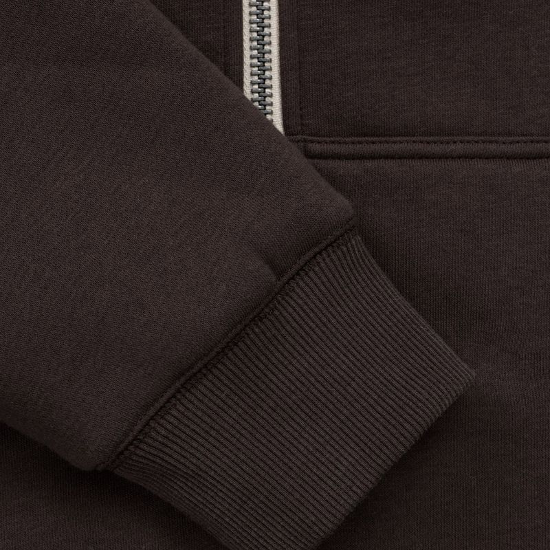 Pánska mikina Pitbull Ruffin Detroit Hooded Zip dark chocolate 10