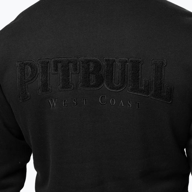 Pánska mikina Pitbull Ruffin Detroit Hooded Zip black/black 5