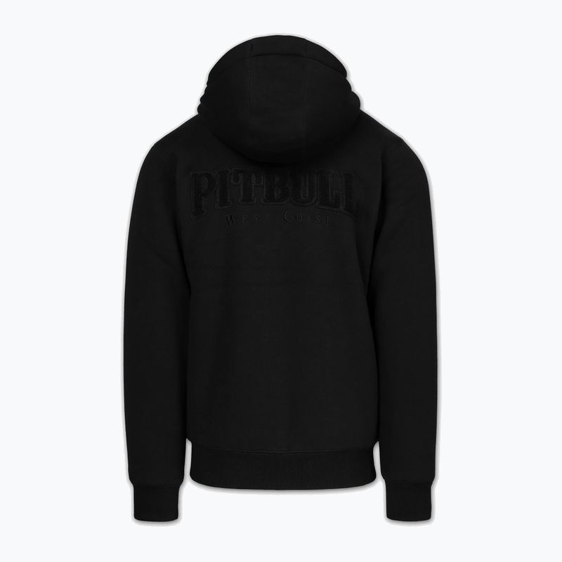Pánska mikina Pitbull Ruffin Detroit Hooded Zip black/black 7
