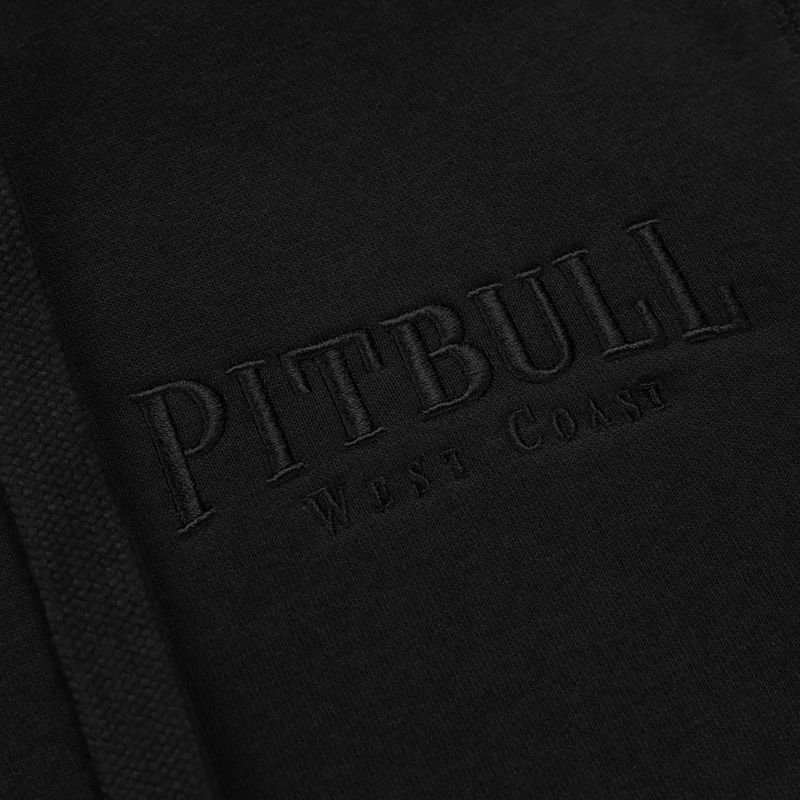 Pánska mikina Pitbull Ruffin Detroit Hooded Zip black/black 10