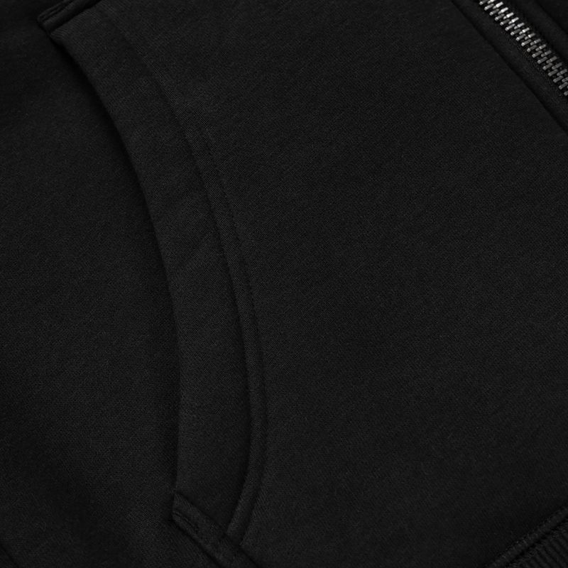 Pánska mikina Pitbull Ruffin Detroit Hooded Zip black/black 12