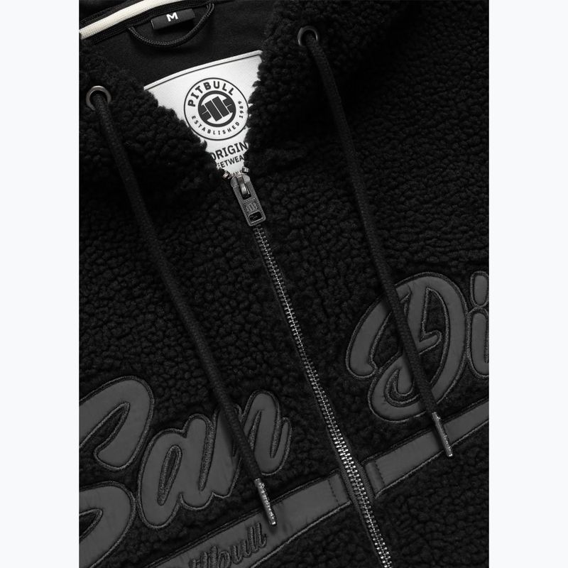Pánska mikina Pitbull Galaxy Hooded Zip black 7