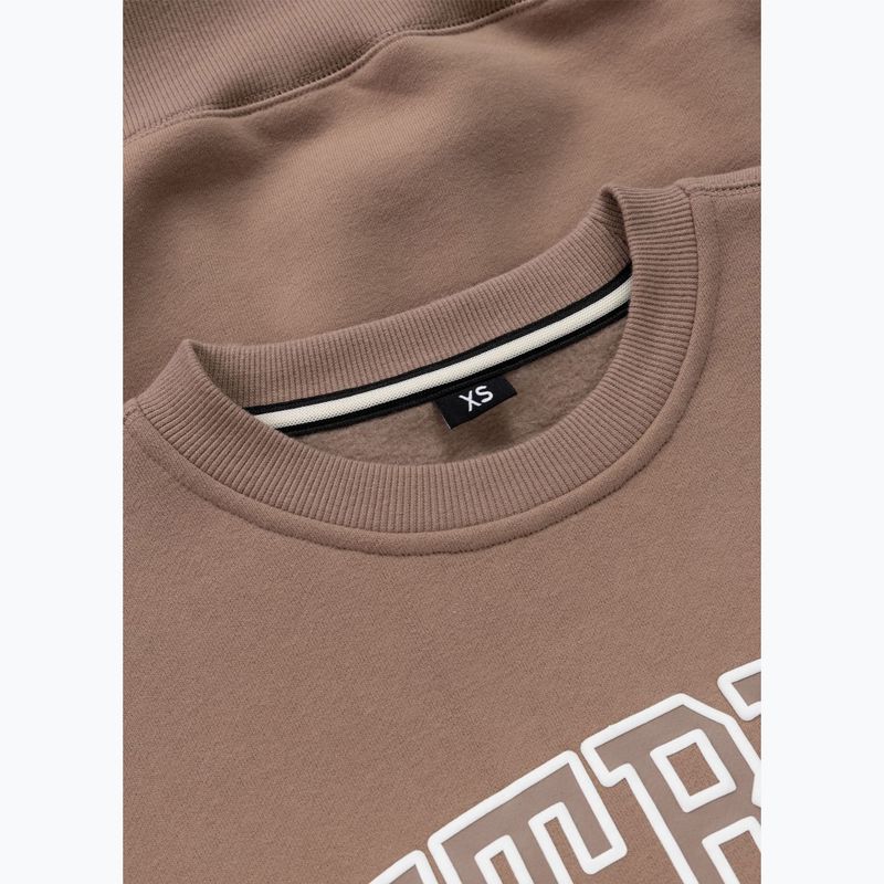 Dámska mikina Pitbull Crewneck Fiora chocolate mousse 6