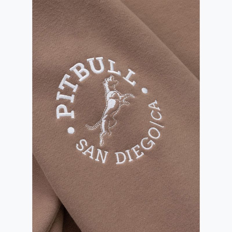 Dámska mikina Pitbull Crewneck Fiora chocolate mousse 8