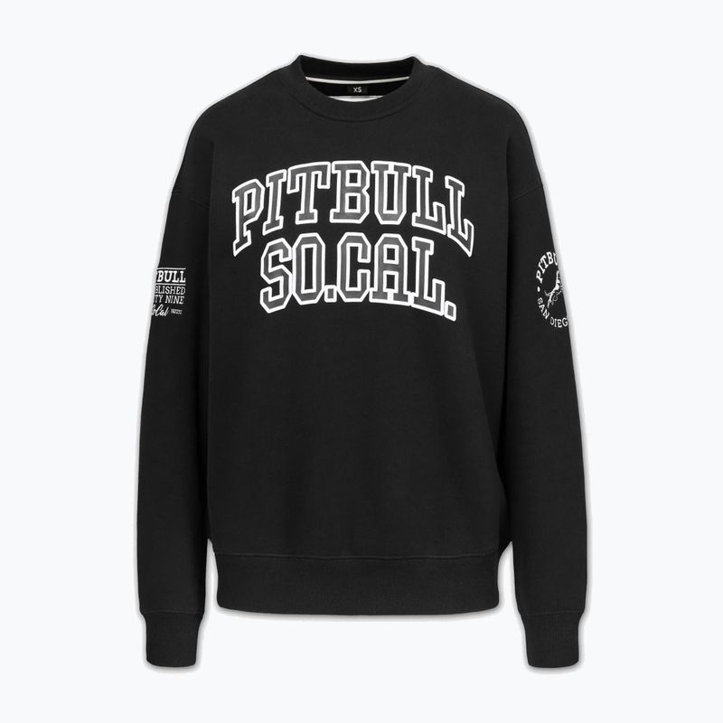 Dámska mikina Pitbull Crewneck Fiora black/black 5