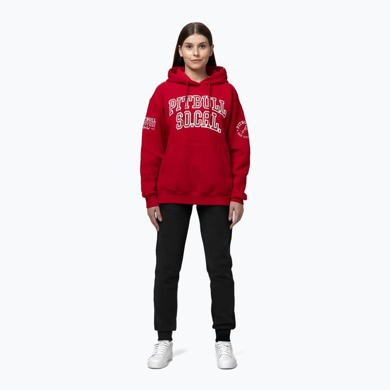 Dámska mikina Pitbull Fiora Hooded wild red 2