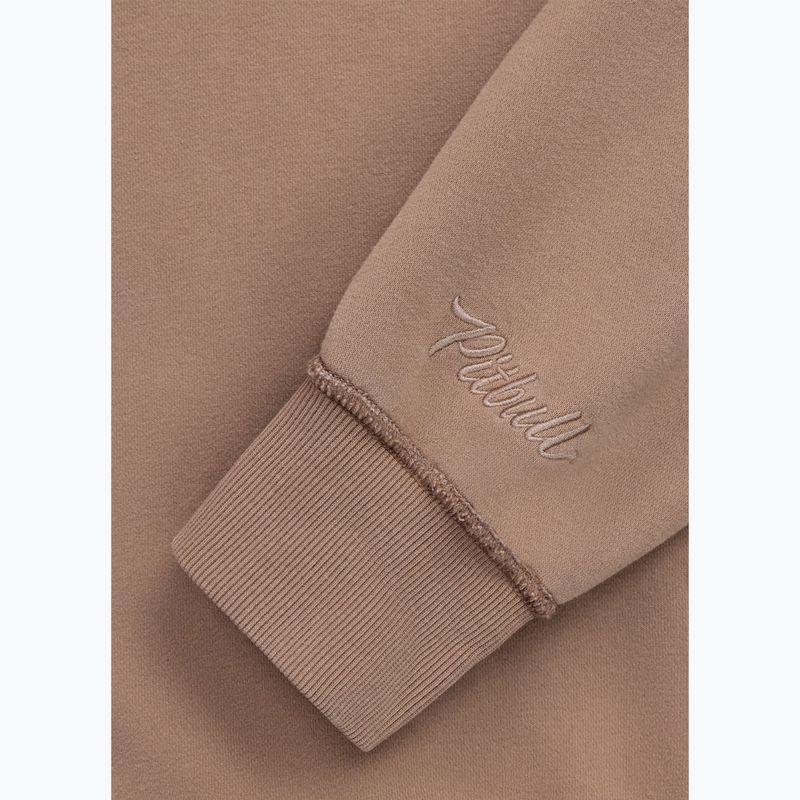 Dámska mikina Pitbull Lovia Hooded chocolate mousse 8