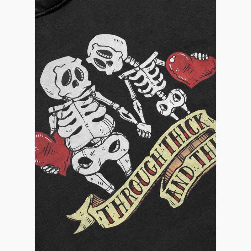 Dámska mikina Pitbull Thick & Thin Hooded dark graphite 7