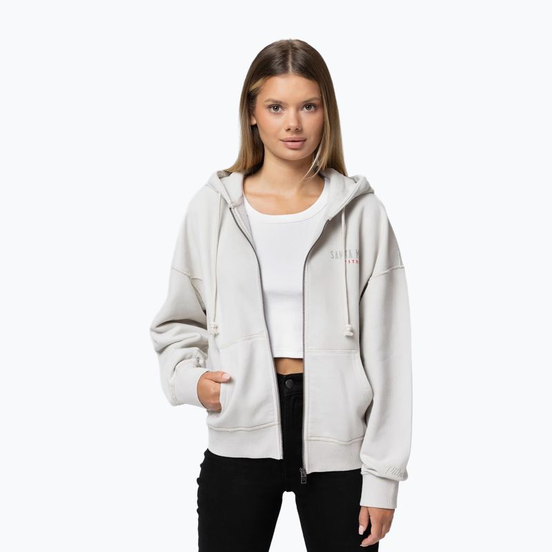 Dámska mikina Pitbull Santa Muerte Hooded Zip white stone 4