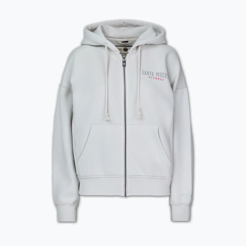 Dámska mikina Pitbull Santa Muerte Hooded Zip white stone 8