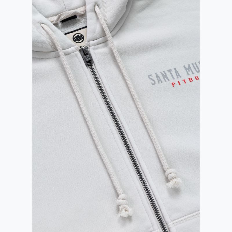 Dámska mikina Pitbull Santa Muerte Hooded Zip white stone 10