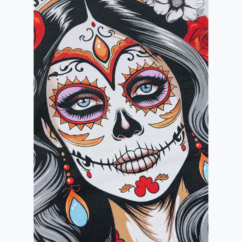 Dámska mikina Pitbull Santa Muerte Hooded Zip white stone 16